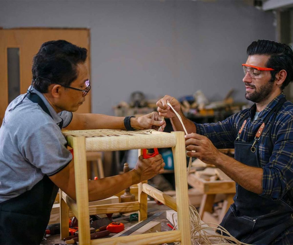 Los muebles en China, fabricación China